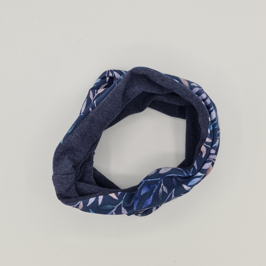 Loop für Hunde blaue Ranken